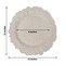 6 TAUPE 13" Round Textured Charger Plates Wedding Party Dinner